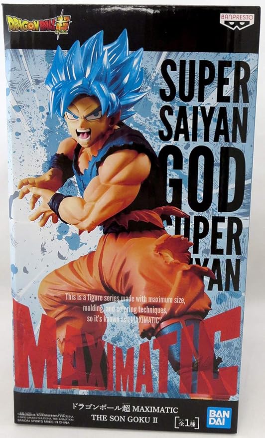 Dragon Ball - Goku Super Saiyan God Maximatic - Nuevo Open Box