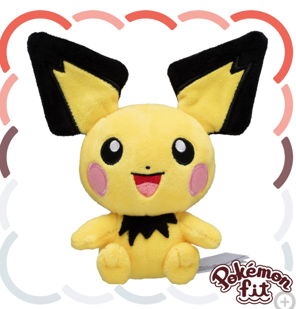 Stock - Pokemon Fit (Peluche) - N°172/Pichu - Nuevo(1320)