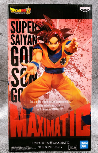 [Stock] - Dragon Ball Super - Goku Super Saiyajin God (Maximatic) - Nuevo OB