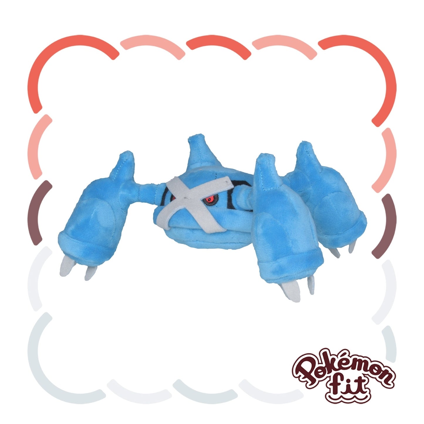 Stock - Pokemon Fit (Peluche) - N°376/Metagross - Nuevo
