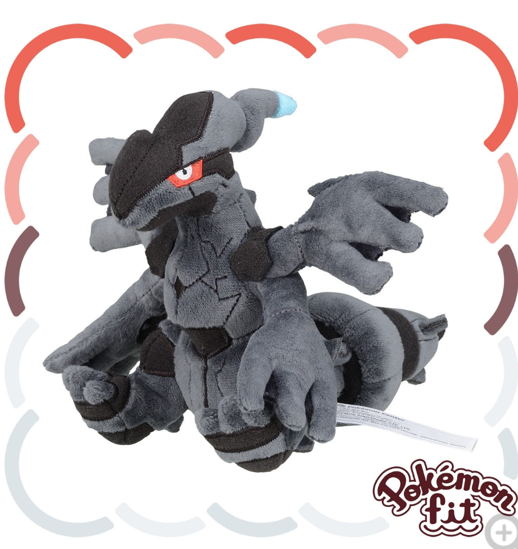 Stock - Pokemon Fit (Peluche) - N°644/Zekrom - Nuevo(1650)