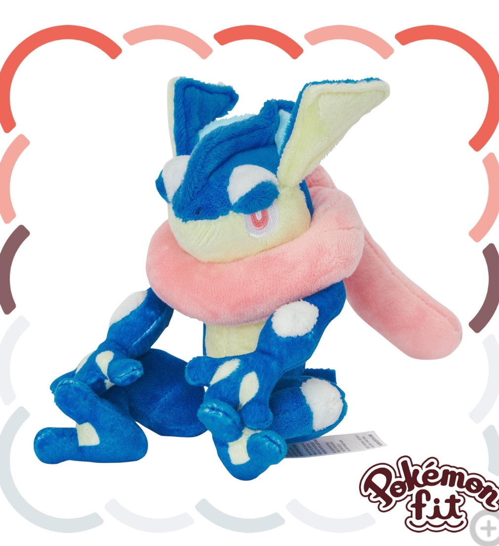 Stock - Pokemon Fit (Peluche) - N°658/Greninja - Nuevo