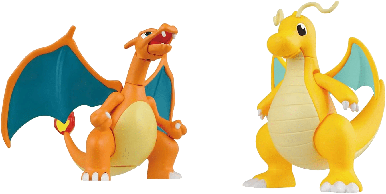 Pokemon - Charizard & Dragonite (Model Kit) - Bandai Hobby