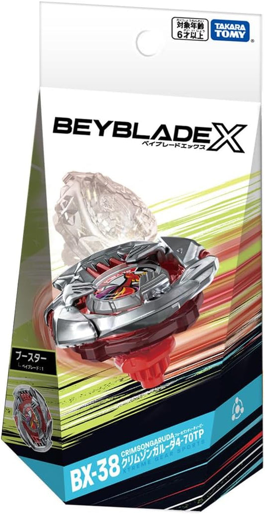 Beyblade X - BX-38 CRIMSONGARUDA 4-70TP - Version Japonesa