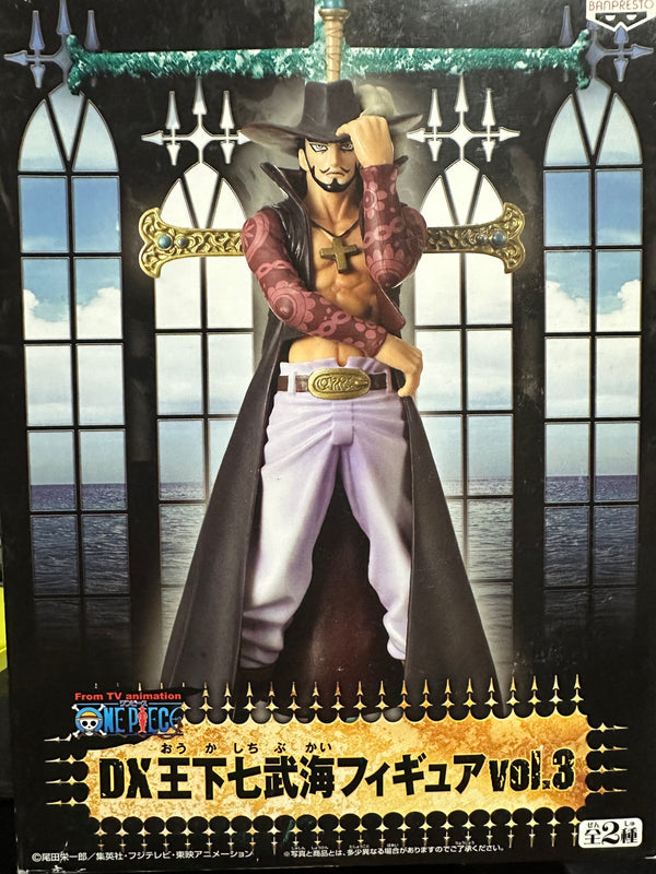 One Piece - Dracule Mihawk (DX Shichibukai figure vol.3) - Usado sin Caja