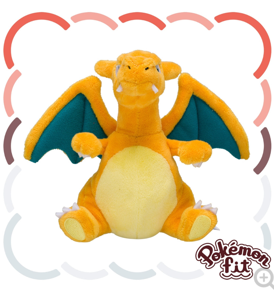 Stock - Pokemon Fit (Peluche) - N°6/Charizard - Nuevo