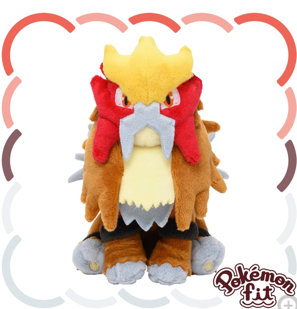 Stock - Pokemon Fit (Peluche) - N°244/Entei - Nuevo(1650)