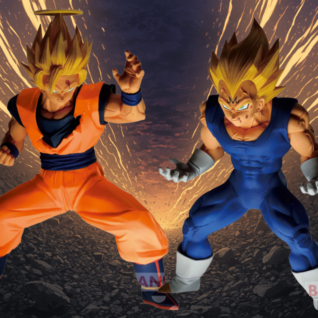 Dragon Ball Z - Goku Super Saiyajin 2 vs Majin Vegeta (Match Makers) - Nuevo OB
