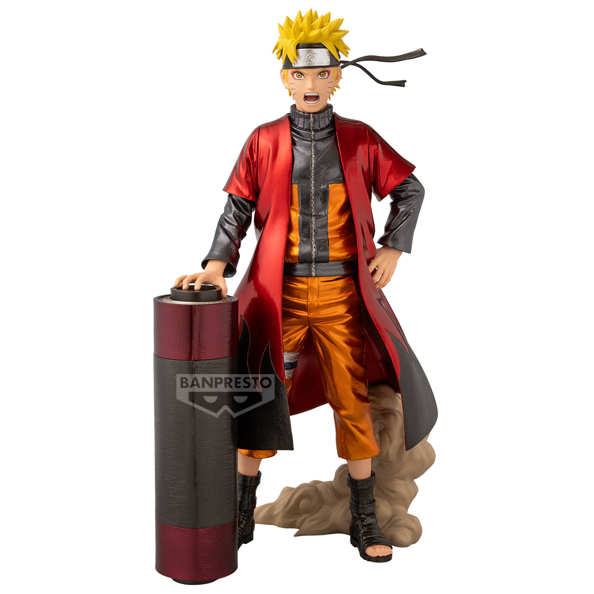 [Preventa 2027 Marzo] - Naruto Shippuden - Uzumaki Naruto Sennin Mode / Sage Mode (Metallic Color, Banprekuji, 30cm) - Nuevo Sellado