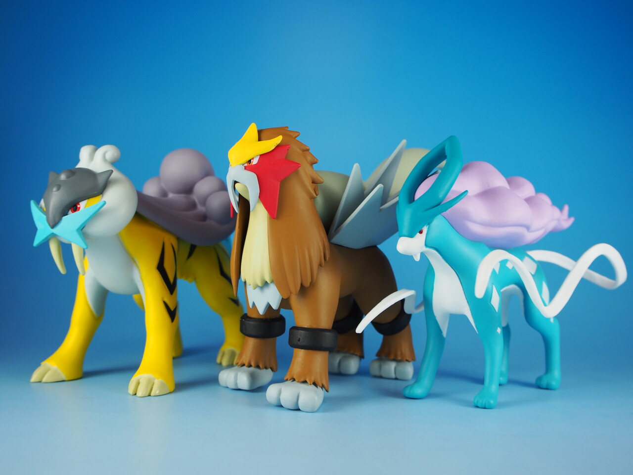 Pokemon Scale World - Entei; Raikou & Suicune